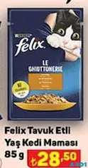 FELİX TAVUK ETLİ YAŞ KEDİ MAMASI 85 G